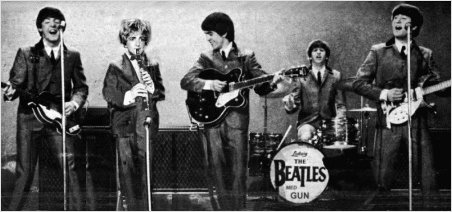The Beatles med Gun på klarinett