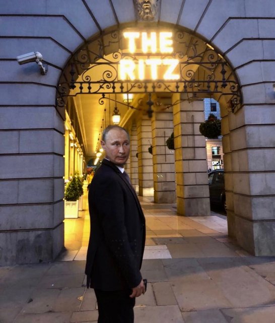 Putin on The Ritz